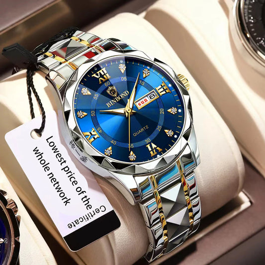 High Quality Affordable Luxury BINBOND Quartz Watch for Men